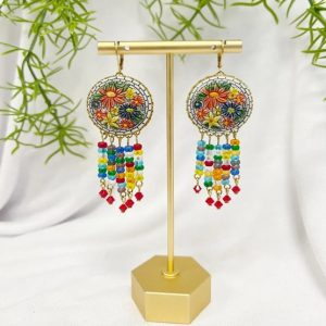 Decorative hand made earrings